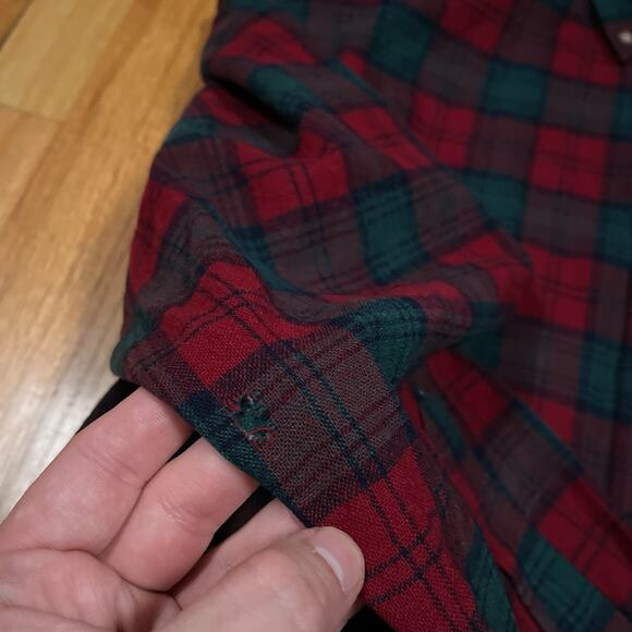 Pendleton 100% Virgin Wool Button Down Shirt Men’s XL Lindsay Tartan Plaid USA - Picture 11 of 11